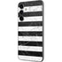 Black and White Striped Marble Galaxy S23 FE Skin
