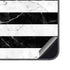 Black and White Striped Marble Galaxy S23 FE Skin