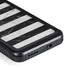 Black and White Striped Marble Galaxy S23 Plus Waterproof Case