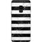 Black and White Striped Marble Galaxy S9 Skin