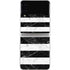 Black and White Striped Marble Galaxy Z Flip3 5G Skin