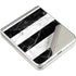 Black and White Striped Marble Galaxy Z Flip3 5G Skin