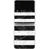 Black and White Striped Marble Galaxy Z Flip4 5G Skin