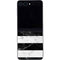 Black and White Striped Marble Galaxy Z Flip5 5G Skin