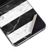 Black and White Striped Marble Galaxy Z Flip5 5G Skin