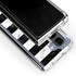 Black and White Striped Marble Galaxy Z Fold5 5G Clear Case