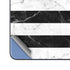 Black and White Striped Marble Galaxy Z Fold5 5G Skin