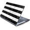 Black and White Striped Marble Generic Laptop Skin