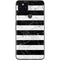 Black and White Striped Marble Google Pixel 4a 5G Skin