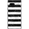 Black and White Striped Marble Google Pixel 7a Skin