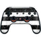 Black and White Striped Marble Google Stadia Controller Skin