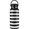Black and White Striped Marble Hydro Flask 32oz Wide Mouth Skin