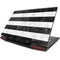 Black and White Striped Marble Lenovo IdeaPad Skin