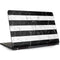 Black and White Striped Marble Dell Inspiron Skin