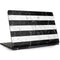 Black and White Striped Marble Dell Inspiron Skin