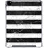 Black and White Striped Marble iPad Pro 12.9in (2020) Clear Case