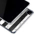 Black and White Striped Marble iPad Pro 12.9in (2020) Clear Case