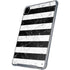Black and White Striped Marble iPad Pro 12.9in (2020) Clear Case