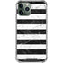 Black and White Striped Marble iPhone 11 Pro Max Clear Case
