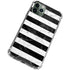Black and White Striped Marble iPhone 11 Pro Max Clear Case