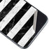 Black and White Striped Marble iPhone 11 Skin
