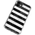 Black and White Striped Marble iPhone 12 Mini Clear Case
