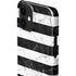 Black and White Striped Marble iPhone 12 Mini Lite Case