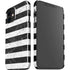 Black and White Striped Marble iPhone 12 Mini Lite Case