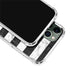 Black and White Striped Marble iPhone 12 Pro Clear Case