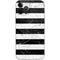 Black and White Striped Marble iPhone 12 Pro Max Skin