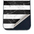 Black and White Striped Marble iPhone 12 Skin