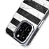 Black and White Striped Marble iPhone 13 Pro Max MagSafe Case