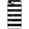 Black and White Striped Marble iPhone 14 Plus Skin