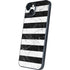 Black and White Striped Marble iPhone 15 Plus Skin
