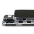 Black and White Striped Marble iPhone 15 Pro Max MagSafe Case