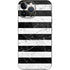 Black and White Striped Marble iPhone 14 Pro Max Skin