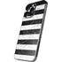Black and White Striped Marble iPhone 14 Pro Skin