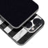 Black and White Striped Marble iPhone 14 Pro Skin