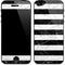 Black and White Striped Marble iPhone 5/5s/5SE Skin