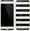 Black and White Striped Marble iPhone 6/6s Skin