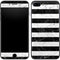 Black and White Striped Marble iPhone 7 Plus Skin