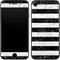 Black and White Striped Marble iPhone 7 Skin