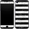 Black and White Striped Marble iPhone 8 Skin