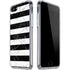 Black and White Striped Marble iPhone SE (2nd & 3rd Gen) Clear Case
