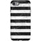 Black and White Striped Marble iPhone SE (2nd & 3rd Gen) Pro Case