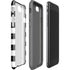 Black and White Striped Marble iPhone SE (2nd & 3rd Gen) Pro Case