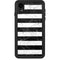 Black and White Striped Marble iPhone XR Waterproof Case