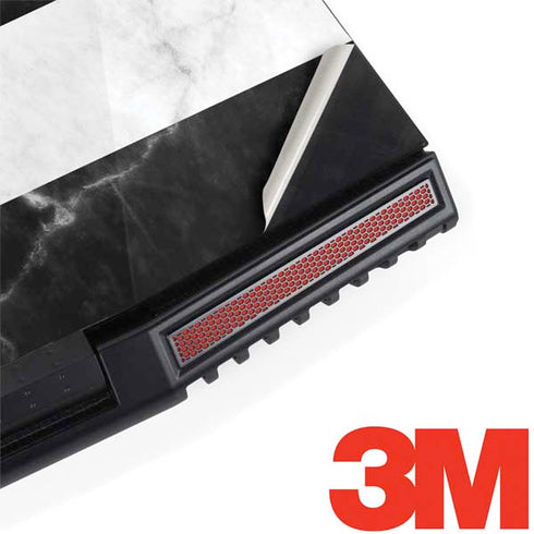 Black and White Striped Marble Legion Y720 Skin