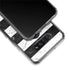 Black and White Striped Marble LG K51/Q51 Clear Case