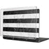 Black and White Striped Marble MacBook Pro 16in (2021-25) Case plus Skin